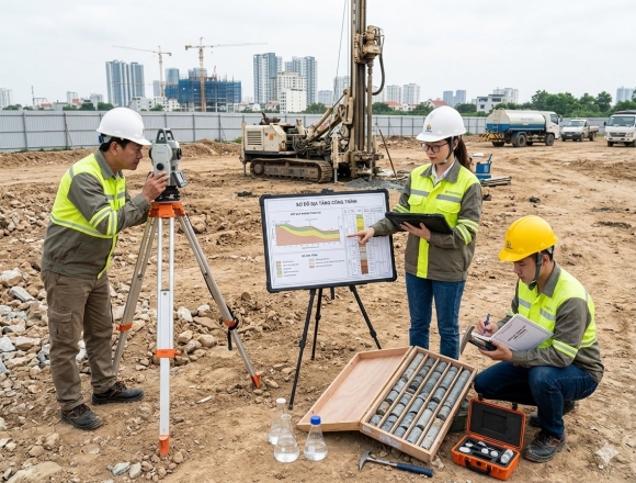Tư vấn Khảo sát địa hình, địa chất